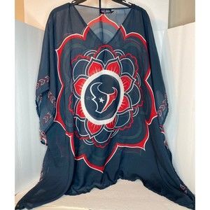 Houston Texans Caftan Flower One Size Fits All